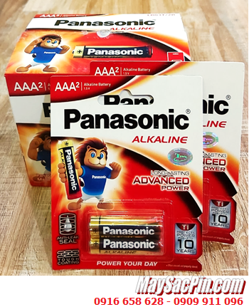 COMBO 1hộp 12vỉ (24viên) Pin Alkaline AAA 1.5v Panasonic LR03T/2B _Thailand _Giá chỉ 282.000đ/HỘP